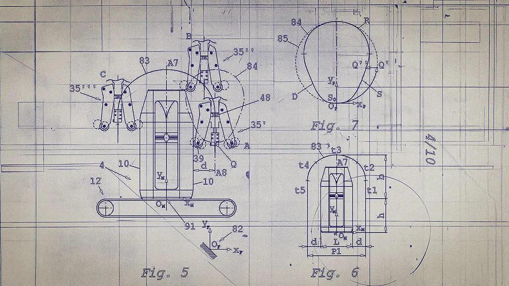 Decimo Srl Handle Applicator Patent: Technical Drawing. Technical drawing of Decimo Srl patent for high-speed automatic handle applicator for packaging.