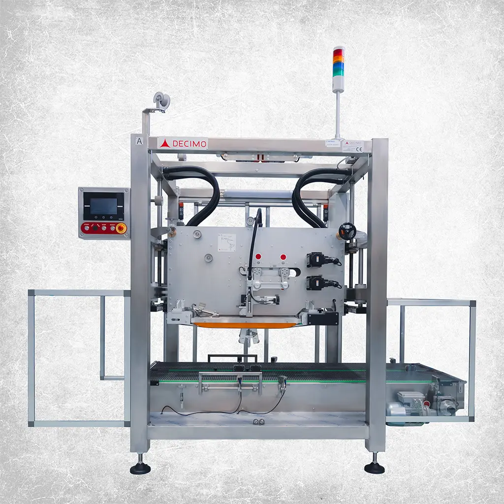 XHE Electronic Handle Applicator Machine for applying carry adhesive handles XHE Electronic Handle Applicator Machine for applying carry adhesive handles