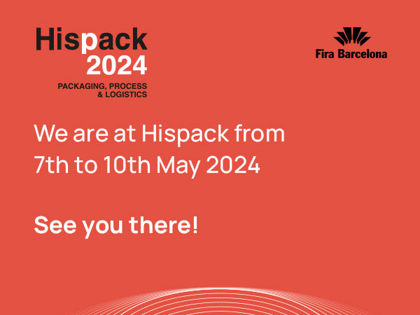 Decimo Srl booth at Hispack 2024, international packaging trade fair in Barcelona