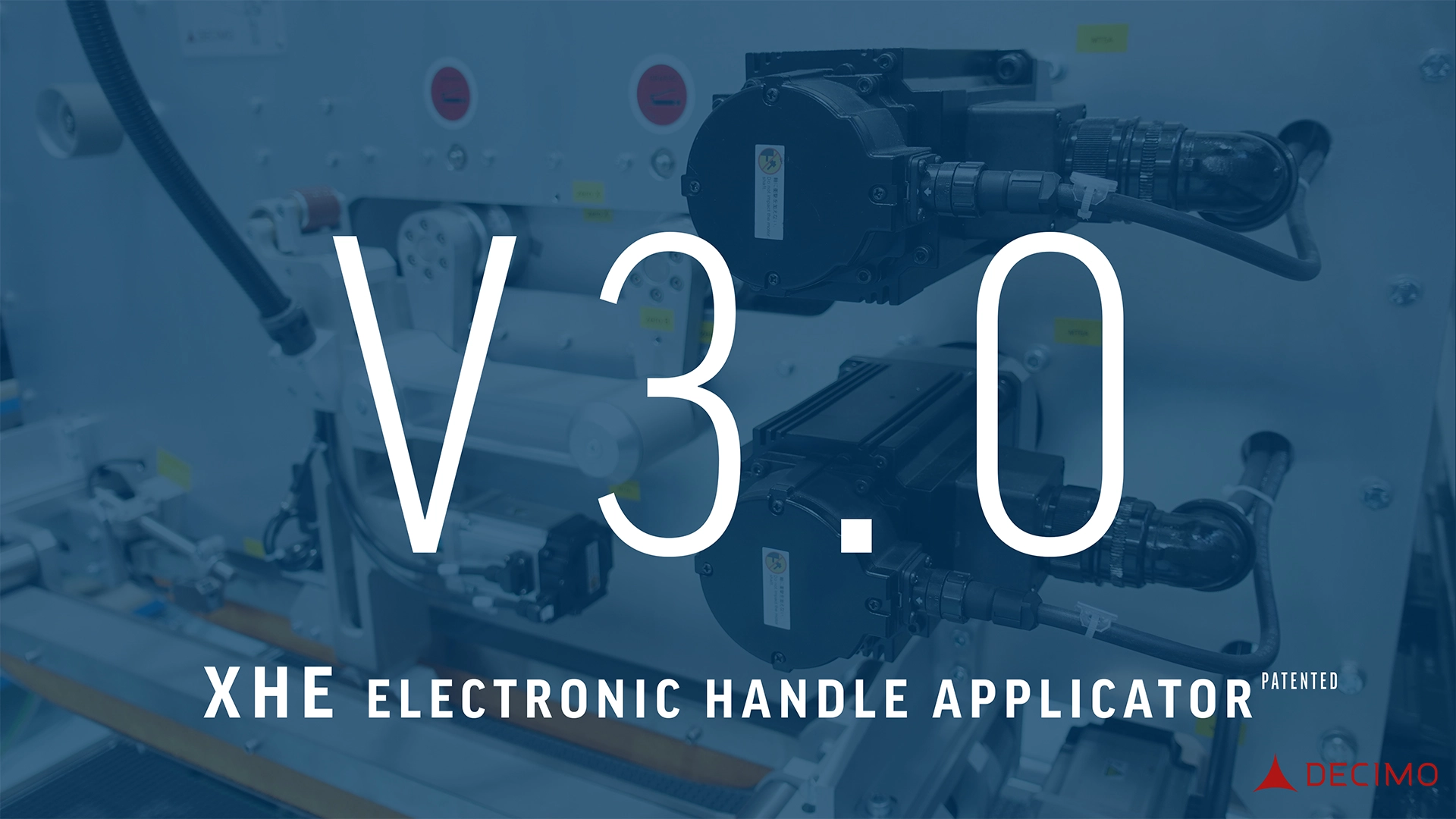 XHE v3.0 – Handle Applicator Arm by Decimo Srl Motorized applicator arm of the XHE v3.0 handle applicator by Decimo Srl