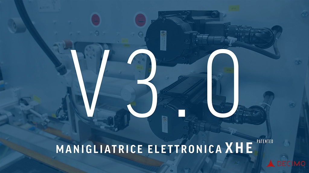 XHE v3.0 – Braccio Applicatore Manigliatrice Elettronica Braccio applicatore motorizzato della manigliatrice XHE v3.0 progettata da Decimo Srl