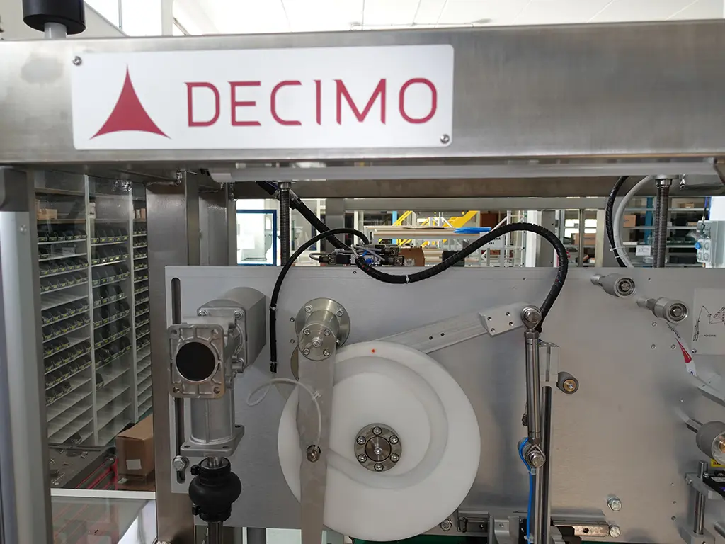 Decimo brand plaque